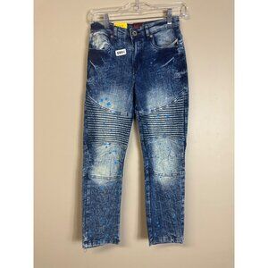 Truth substance size 12 slim sit splash of blue paint nwt. Boys  slim fit and st